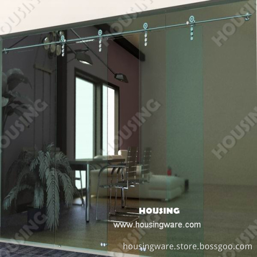 Framless Tempered Glass Sliding Door Frameless Glass Door - 1